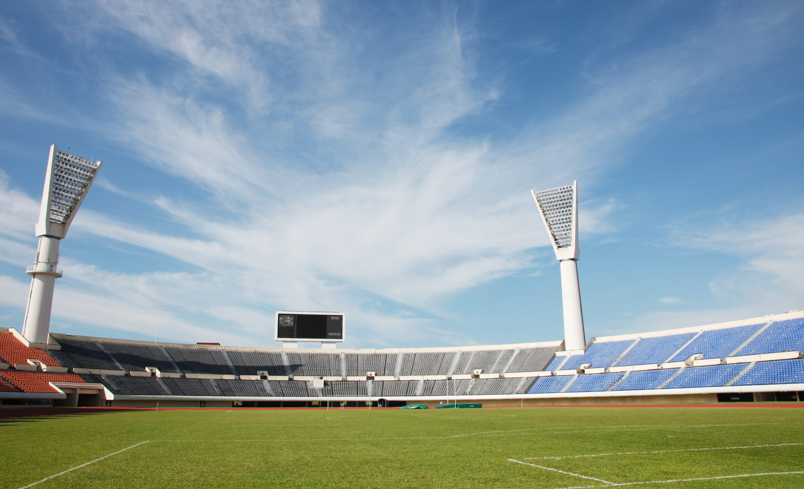 sports stadium empty during the day 2